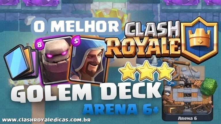 O Melhor Deck com Golem do Clash Royale