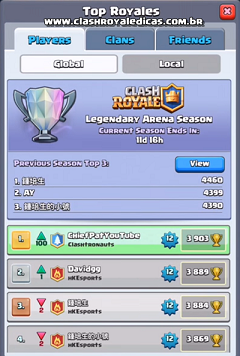 O jogador que já gastou R$ 50 mil Reais no Clash Royale