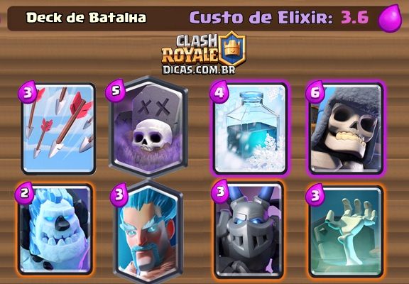 			 Deck de Gigante Esqueleto e Cemitério para 4.100 Troféus!
