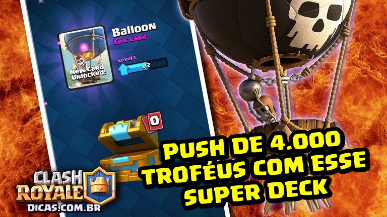 Push 4000 Trofeus Com Balao E Espelho