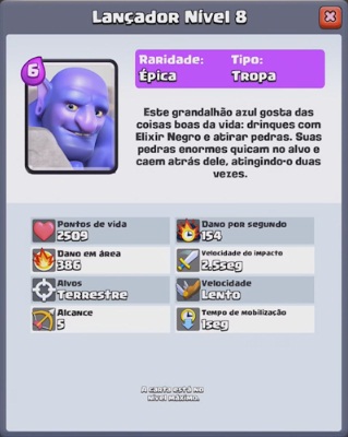 O Lançador Clash Royale