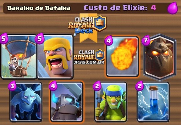 LavaLoonion para Arenas 7 e 8 do Clash Royale