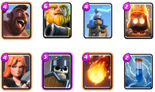 O Melhor Deck Corredor E Gigante Real