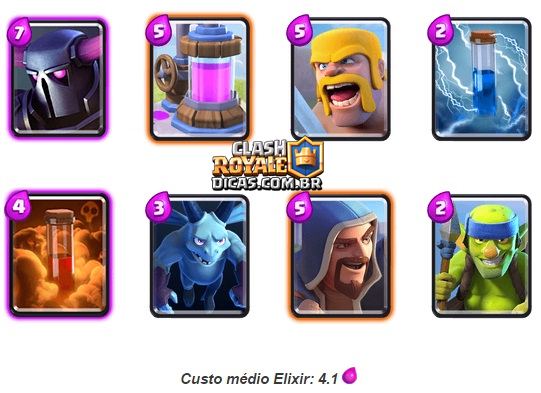 O Melhor Deck com Pekka para Arena 7