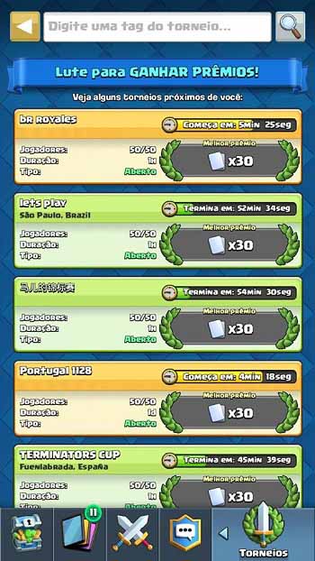 Torneio de Clash Royale